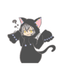 †くろねこ†さん（個別スタンプ：13）