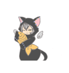 †くろねこ†さん（個別スタンプ：15）