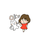 ふみよちゃんスタンプ2（個別スタンプ：1）
