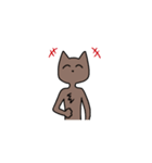スリムなねこさん2（個別スタンプ：4）