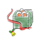 hanjukunotamago with Xmas（個別スタンプ：2）