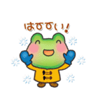 カエルのお天気【冬】（個別スタンプ：7）