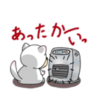 冬に使いやすい 白い犬のスタンプ（個別スタンプ：10）