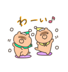 ふたごのチャウチャウ（冬バージョン）（個別スタンプ：2）