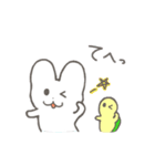 うっちゃん、うさ道を行く 〜冬〜（個別スタンプ：21）