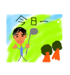 ストロベリーピーチパルフェなっつ05（個別スタンプ：6）