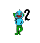 半魚人のぎょっさん 2（個別スタンプ：2）