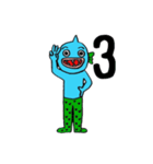 半魚人のぎょっさん 2（個別スタンプ：3）