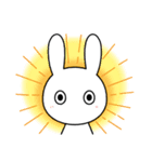 ノーコメントうさぎ（個別スタンプ：10）