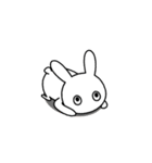 ノーコメントうさぎ（個別スタンプ：30）