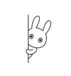 ノーコメントうさぎ（個別スタンプ：31）