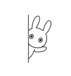 ノーコメントうさぎ（個別スタンプ：32）