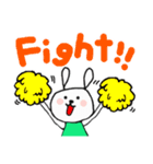 うさぎとサル（個別スタンプ：4）