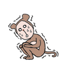 うさぎとサル（個別スタンプ：11）