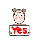 うさぎとサル（個別スタンプ：19）