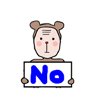 うさぎとサル（個別スタンプ：20）