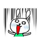 うさぎとサル（個別スタンプ：33）