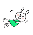 うさぎとサル（個別スタンプ：36）