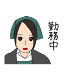 赤色が好きな女の子2（個別スタンプ：7）