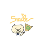 ブタさんウエディング2（個別スタンプ：10）