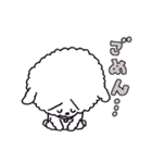 お茶目なビションフリーゼ（個別スタンプ：32）