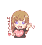♥なかよしかっぷる♥（個別スタンプ：2）