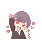 ♥なかよしかっぷる♥（個別スタンプ：7）