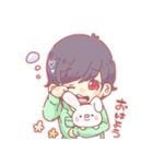 ♥なかよしかっぷる♥（個別スタンプ：21）