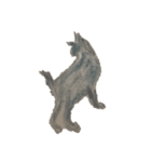 cats in crayon4（個別スタンプ：3）