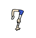 人文字くん アルファベットと数字（個別スタンプ：25）