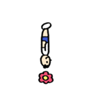 人文字くん アルファベットと数字（個別スタンプ：30）