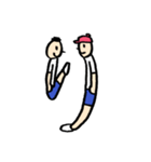 人文字くん 「ら」〜「っ」（個別スタンプ：8）