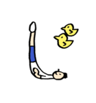 人文字くん 「ら」〜「っ」（個別スタンプ：27）