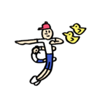 人文字くん 「ら」〜「っ」（個別スタンプ：31）