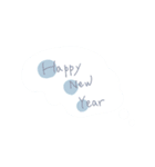年末年始のおしゃれ文字スタンプ【2020】（個別スタンプ：10）