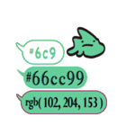 色指定ウェブセーフカラー＆rgb4（66xxxx）（個別スタンプ：13）