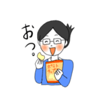 仕事好き女子（個別スタンプ：1）