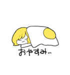 目玉焼きの女の子（個別スタンプ：8）