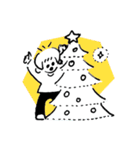 冬の男の子スタンプ（個別スタンプ：3）