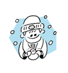 冬の男の子スタンプ（個別スタンプ：8）
