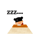 くまりちゃん冬バージョン（個別スタンプ：1）