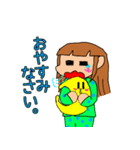 ポニテちゃんボリューム2（個別スタンプ：15）