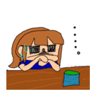 ポニテちゃんボリューム2（個別スタンプ：17）