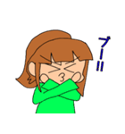 ポニテちゃんボリューム2（個別スタンプ：23）