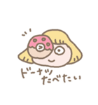 よく食べる女の子たち（個別スタンプ：14）