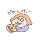よく食べる女の子たち（個別スタンプ：17）
