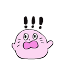ぴんくのあざらし（使いやすい）（個別スタンプ：25）