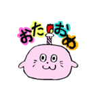 ぴんくのあざらし（使いやすい）（個別スタンプ：40）