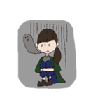 あたしとネコ（個別スタンプ：7）