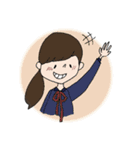 あたしとネコ（個別スタンプ：17）
